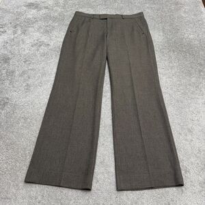 Ted Baker London Herringbone Wool Dress Pants Mens 36 Long Brown Classic Work